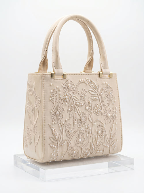 SAC ZARA SATINÉ PERLES